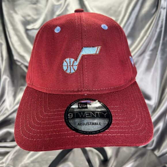 Utah Jazz x Snowbird Men’s Cap Hat Basketball 9Twenty OSFA NBA Red Logo Fall NEW - Picture 1 of 13
